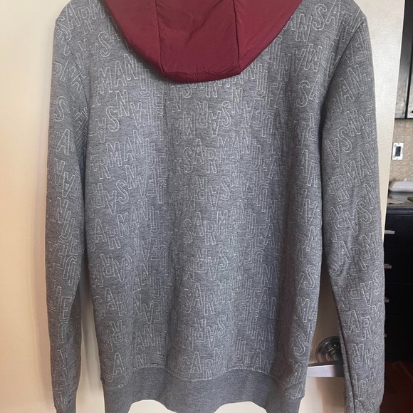 Grey medium Armani Jeans hoodie - Picture 4 of 7